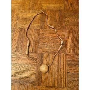 Vintage clay beaded necklace